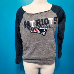 Patriots off the shoulder sweater